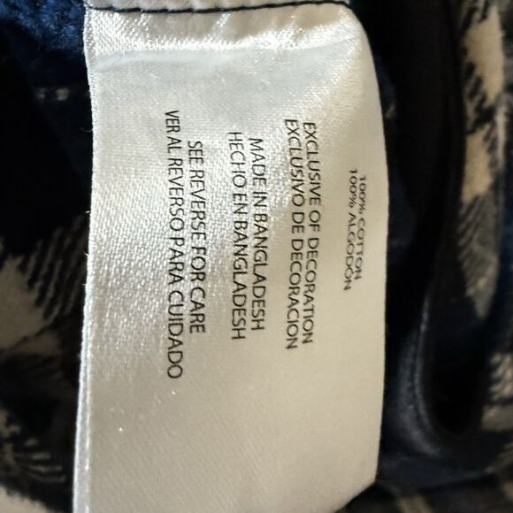 Orvis Heavy Flannel Shirt Shacket Men XL Blue Plaid Button Up Long Sleeve Pocket - Picture 9 of 10